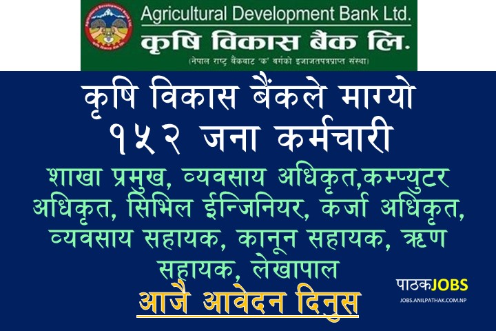 ADBL Vacancy 2079 Agriculture Development Bank Jobs Krishi Bikash Bank Vacancy